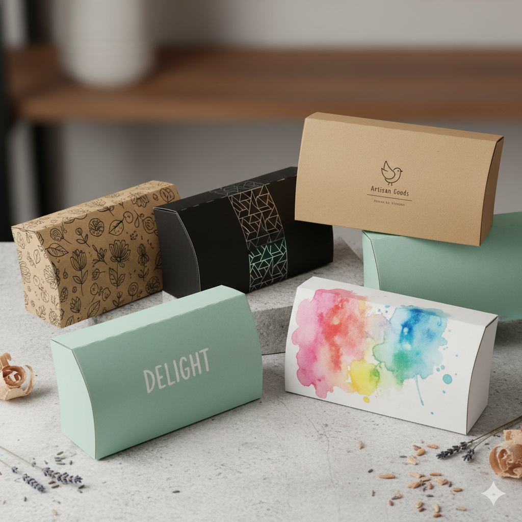 Custom Cardboard Pillow Boxes